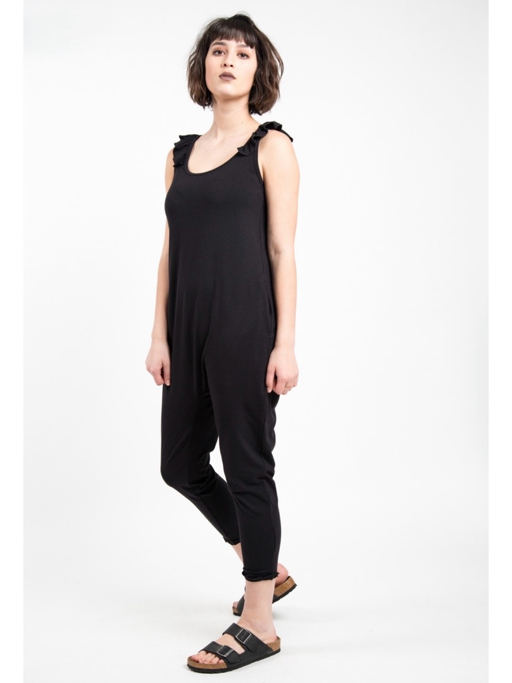 Smash + Tess The Sweetheart Romper Black XL NWT